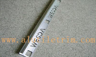 Round edge aluminum tile trim