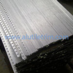 Aluminum tile trim extruder