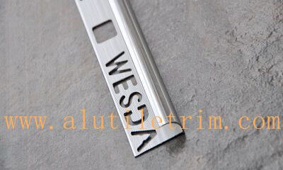 Aluminum tile trim molding