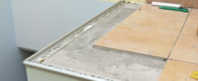 How to install aluminum tile edging