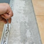 Aluminum tile edge trims types and How to install it