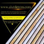 Latest marble effect aluminum tile trim