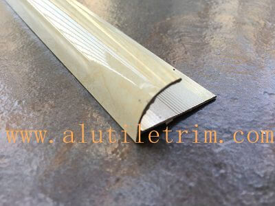 Marble effect aluminum tile trim