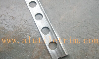 Aluminum round edge tile trim