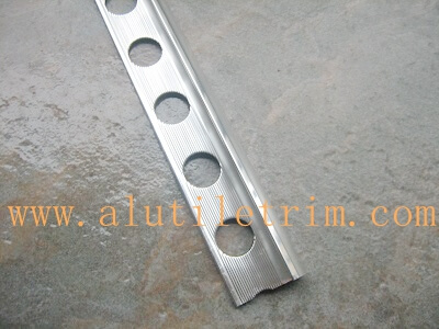 Aluminum round edge tile trim