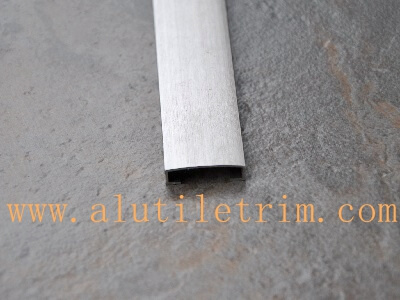 Aluminum listello border tile trim