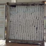 Aluminum tile trim container loading
