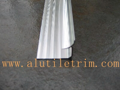 Inner aluminum tile edging trim