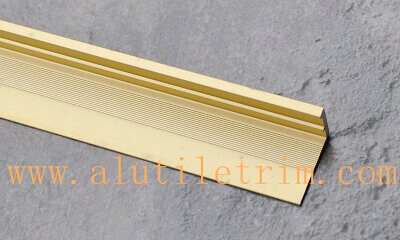 L shaped aluminum tile edging trim profile