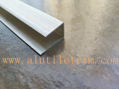 Laminating flooring aluminum square edge trim