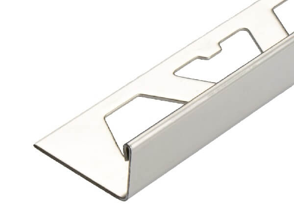 Stainless steel tile trim