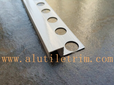 Box edge aluminum tile trim