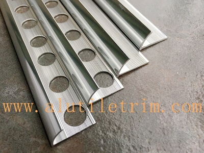 Custom made aluminum tile trim