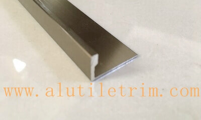 Matt bronze L shape aluminum angle trim