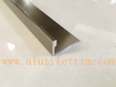 Matt bronze L shape aluminum angle trim