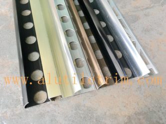 6463 alloy shiny aluminum tile trim