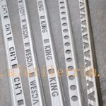 The general 3 mechanical finishes for aluminum tile trim before anodizing