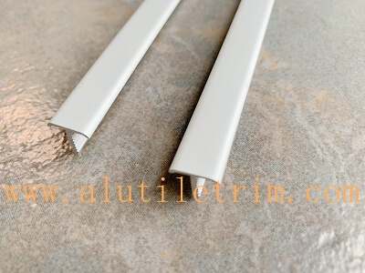 Aluminum tile trim T shape