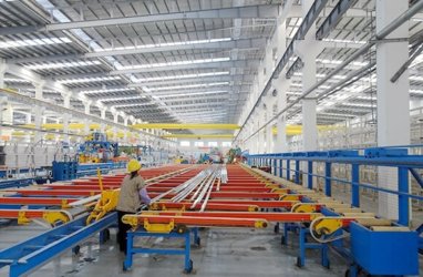 Tile trim aluminum extrusion process